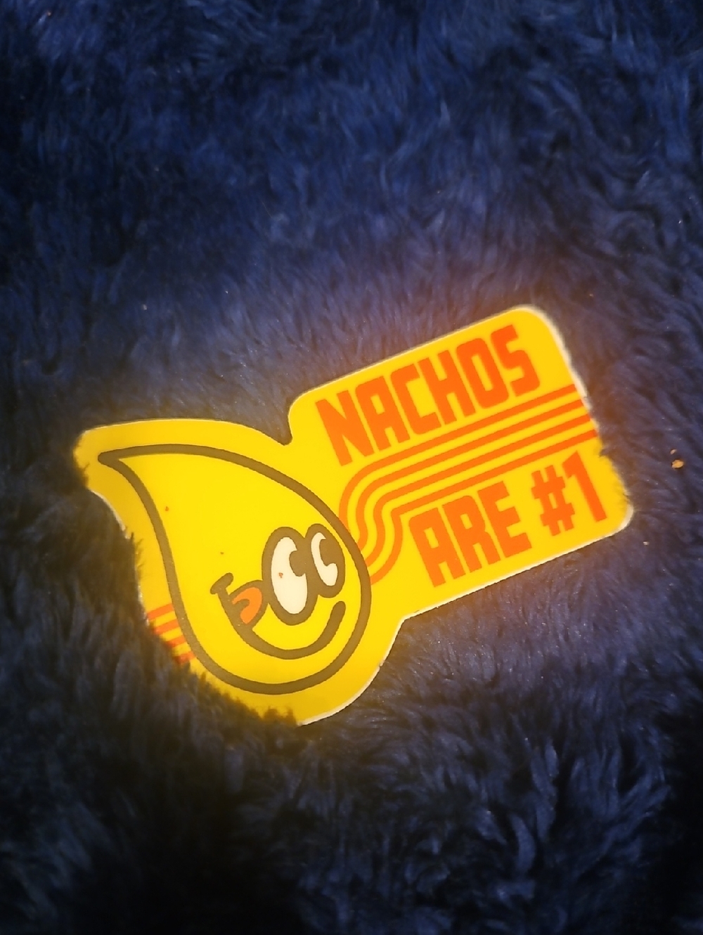 $1 ADD ON - Yellow 'Nachos Are #1' Sticker